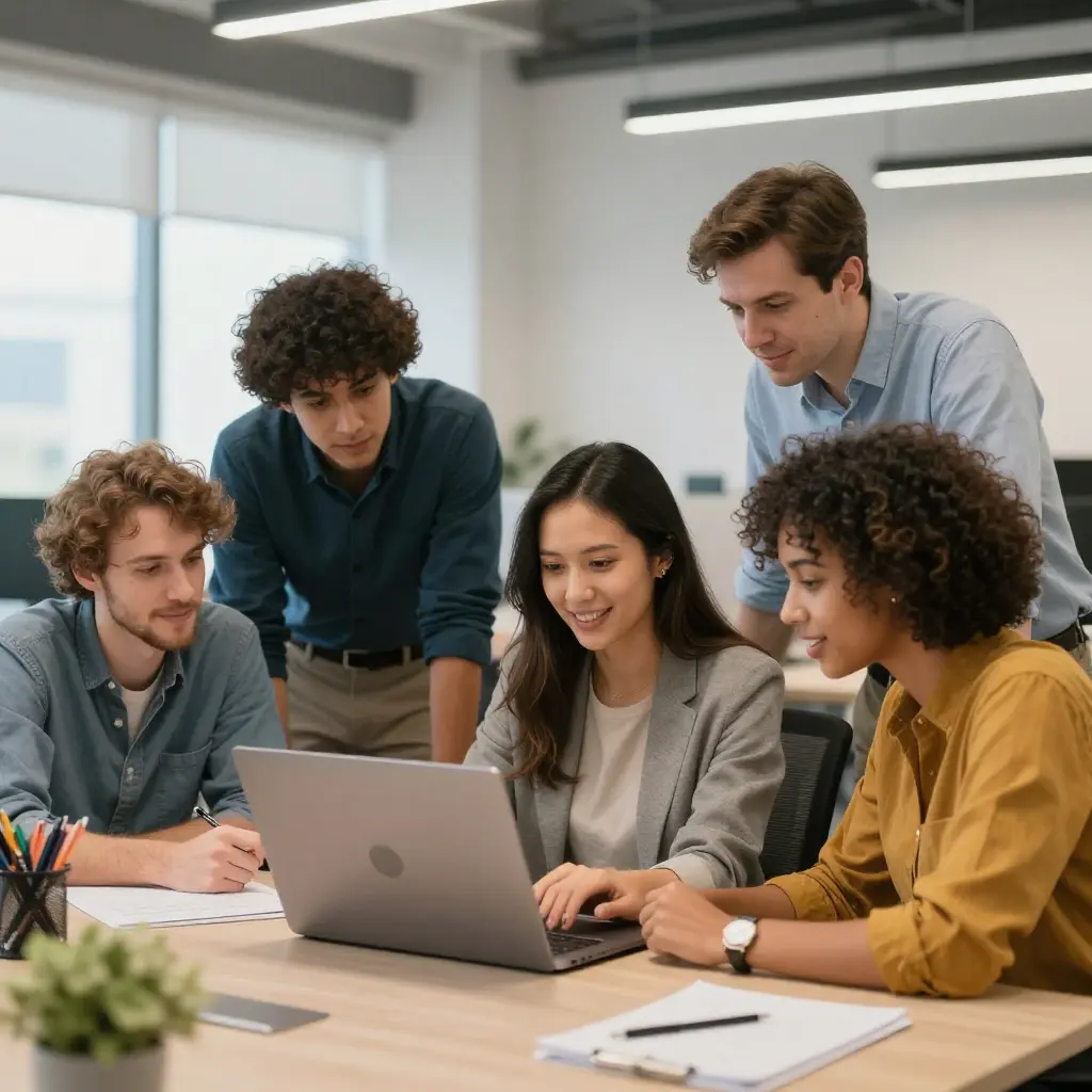 Team working together